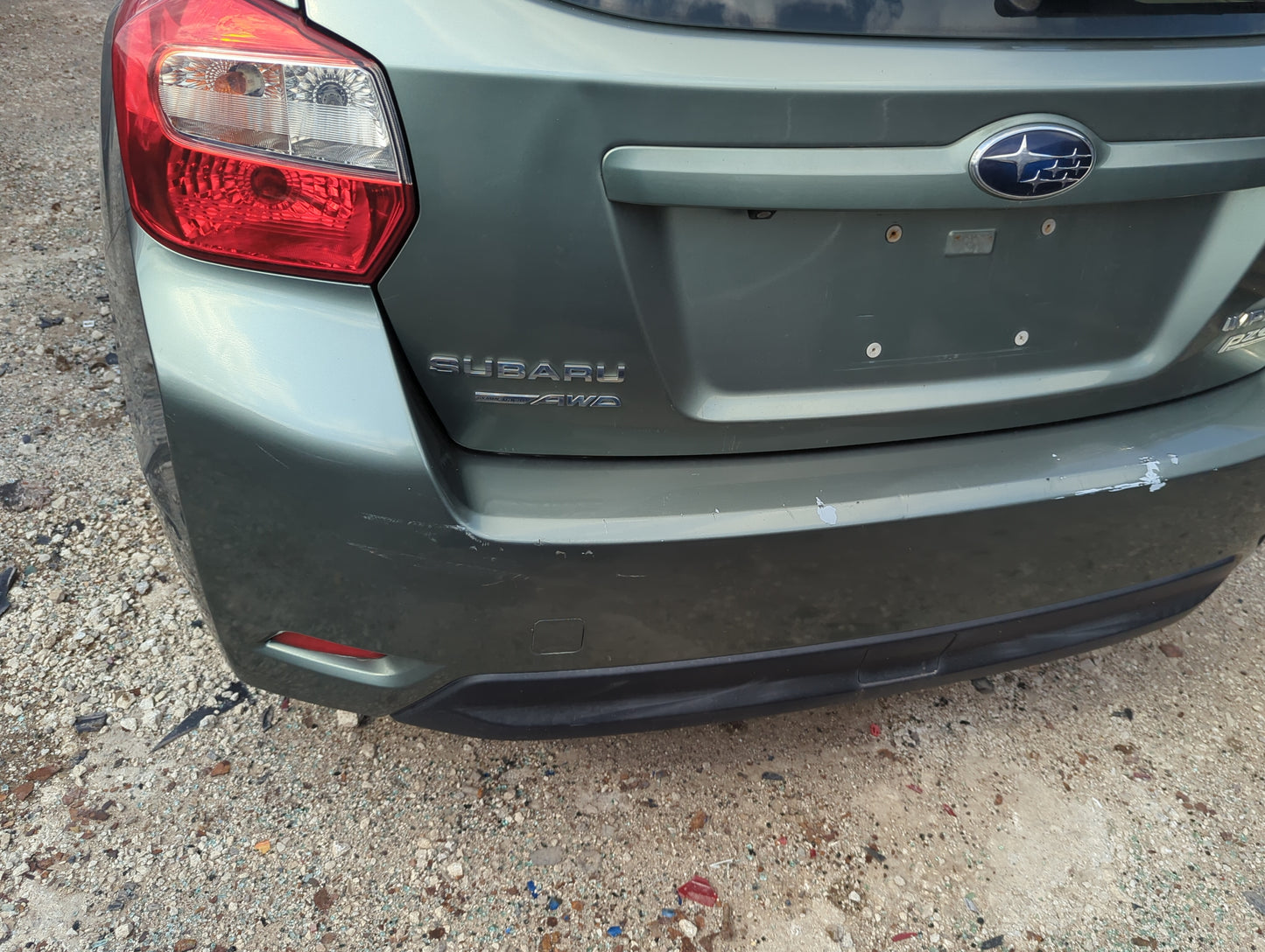 2012-2016 Subaru Impreza Rear Bumper Assembly Oem - Oemusedautoparts1.com