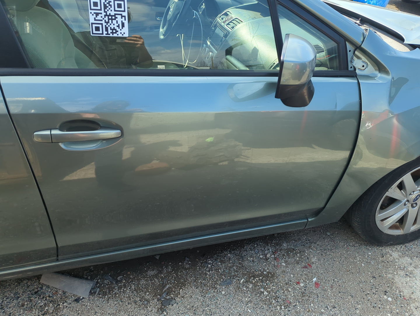 2015-2016 Subaru Impreza Passenger Front Door Oem - Oemusedautoparts1.com