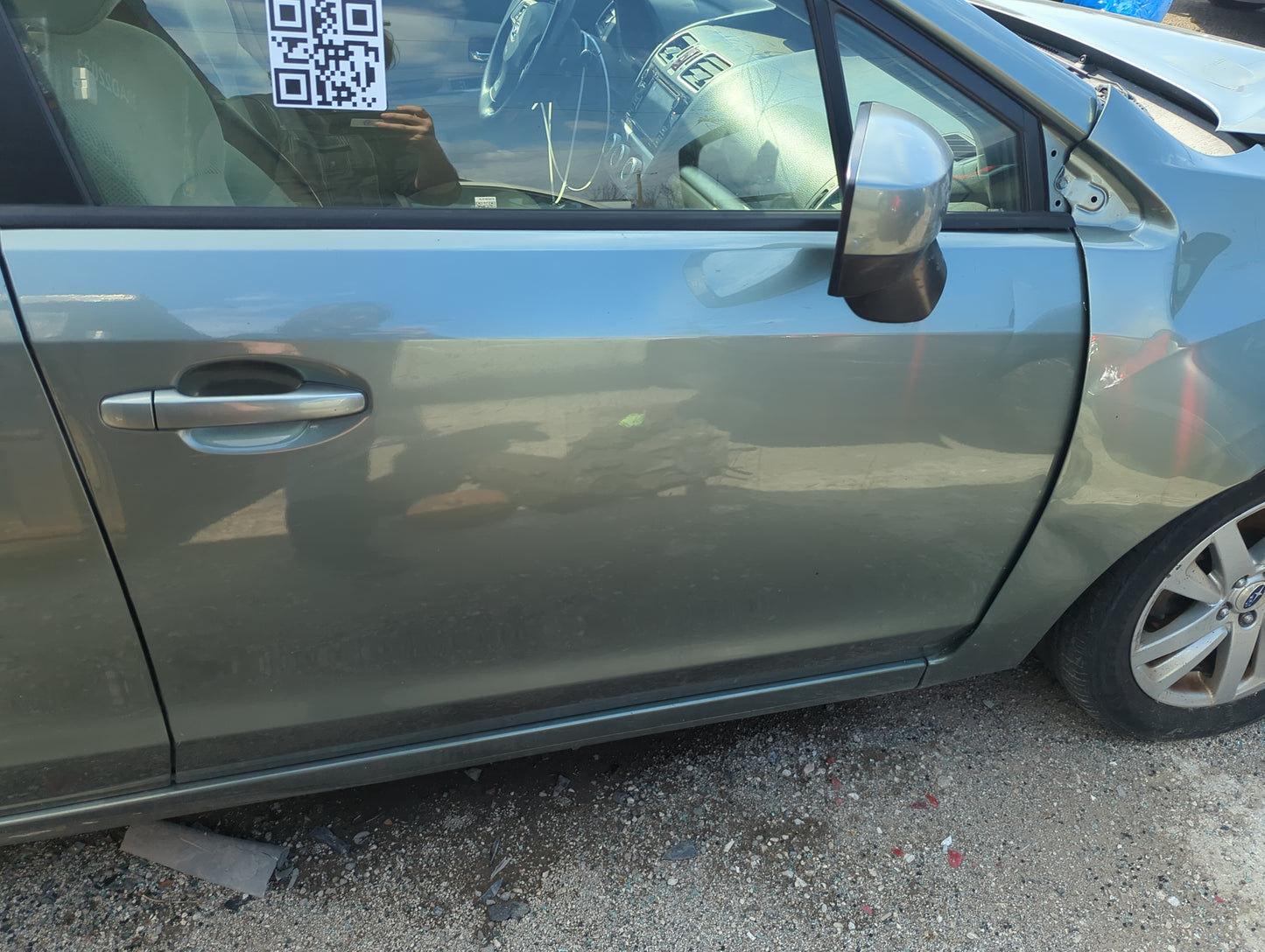2015-2016 Subaru Impreza Passenger Front Door Oem - Oemusedautoparts1.com