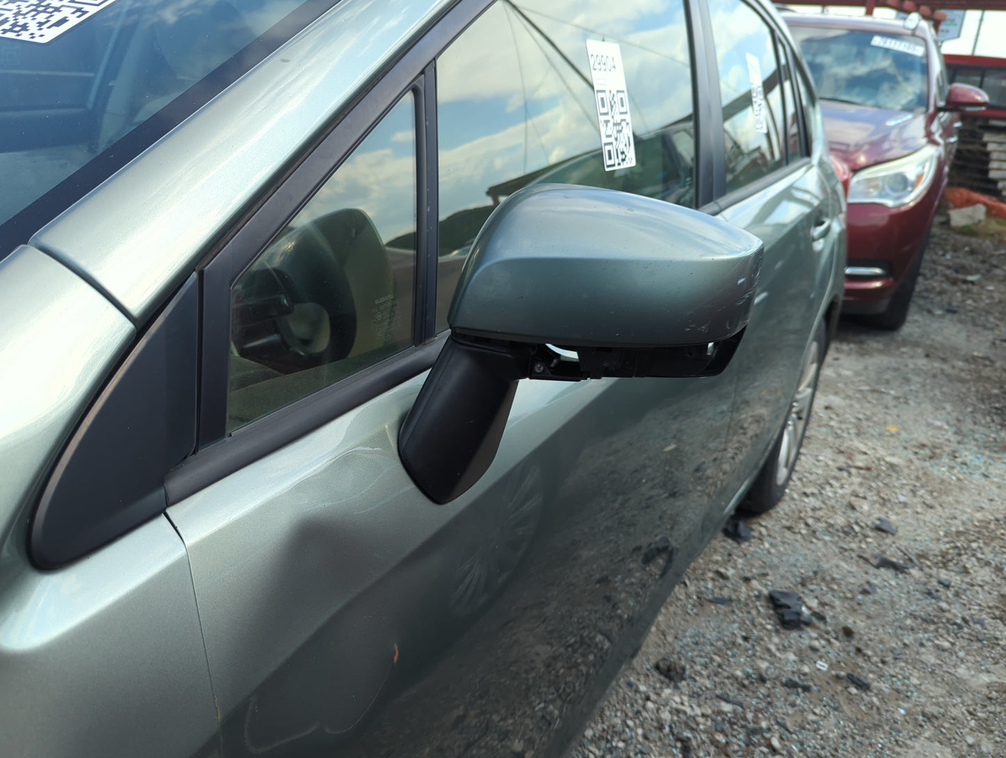 2015 Subaru Impreza Driver Side View Mirror - Left Door Mirror OEM Used - Oemusedautoparts1.com