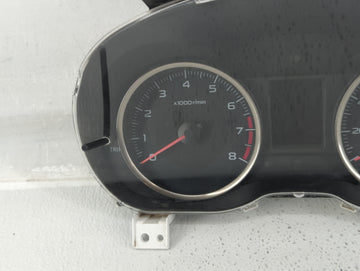 2015 Subaru Impreza Instrument Cluster Speedometer Gauges P/N:85013FJ620 Fits OEM Used Auto Parts