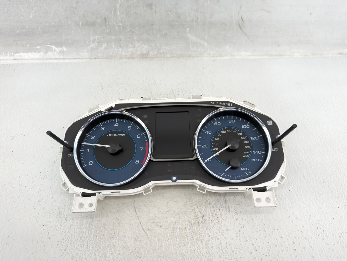 2015 Subaru Impreza Instrument Cluster Speedometer Gauges P/N:85013FJ620 85001FJ050 Fits OEM Used Auto Parts - Oemusedautopa