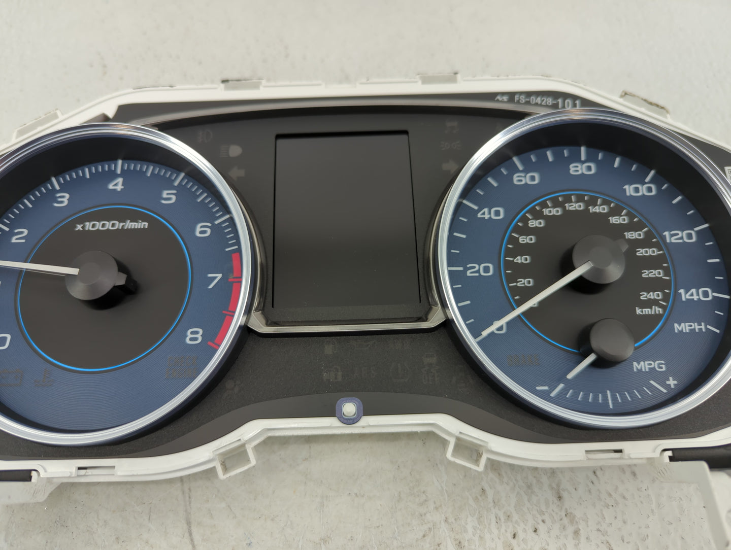 2015 Subaru Impreza Instrument Cluster Speedometer Gauges P/N:85013FJ620 85001FJ050 Fits OEM Used Auto Parts - Oemusedautopa
