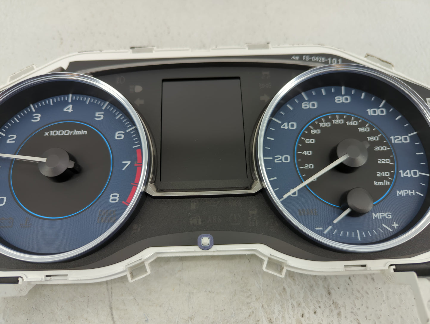 2015 Subaru Impreza Instrument Cluster Speedometer Gauges P/N:85013FJ620 85001FJ050 Fits OEM Used Auto Parts - Oemusedautopa