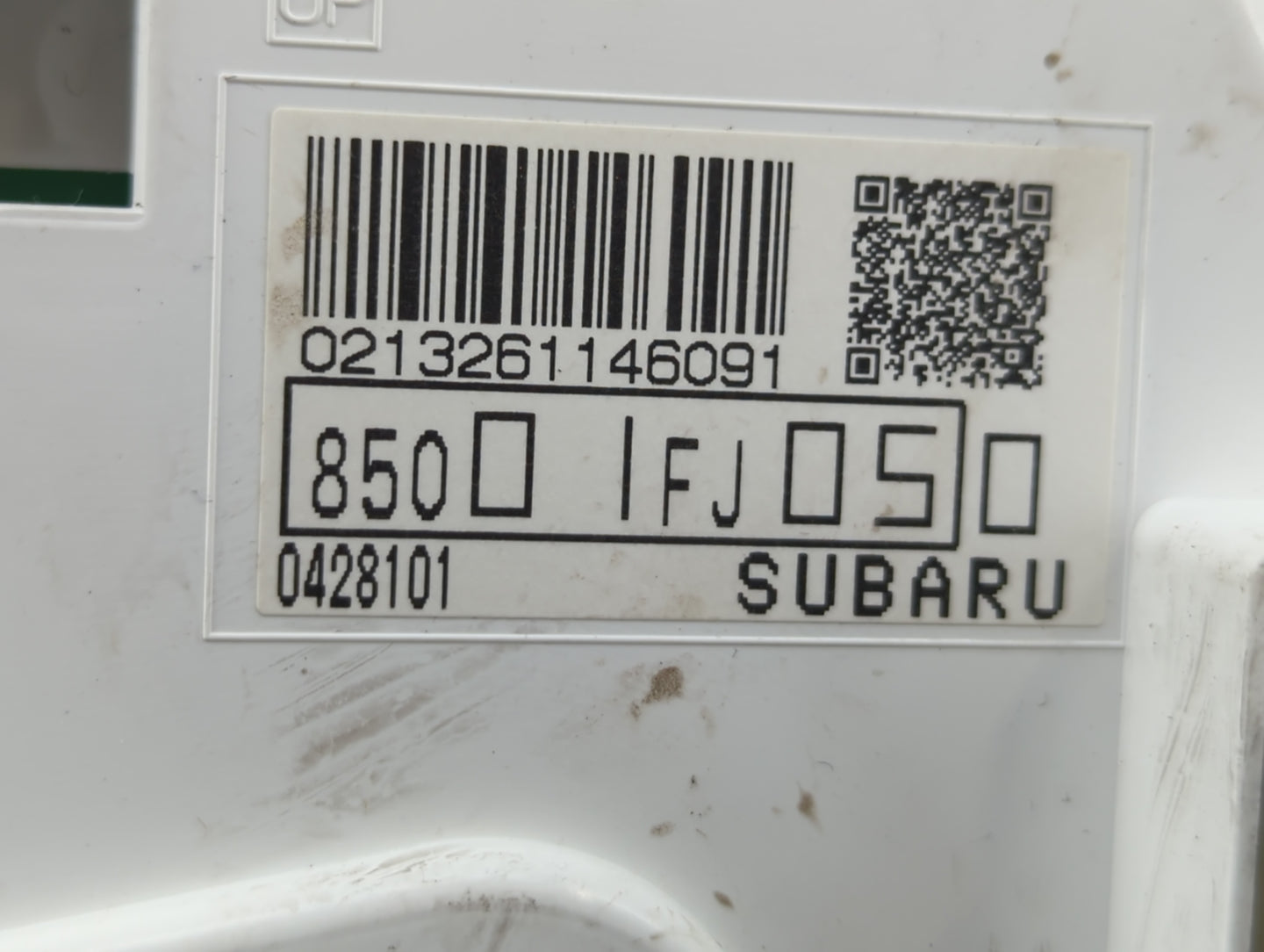 2015 Subaru Impreza Instrument Cluster Speedometer Gauges P/N:85013FJ620 85001FJ050 Fits OEM Used Auto Parts - Oemusedautopa