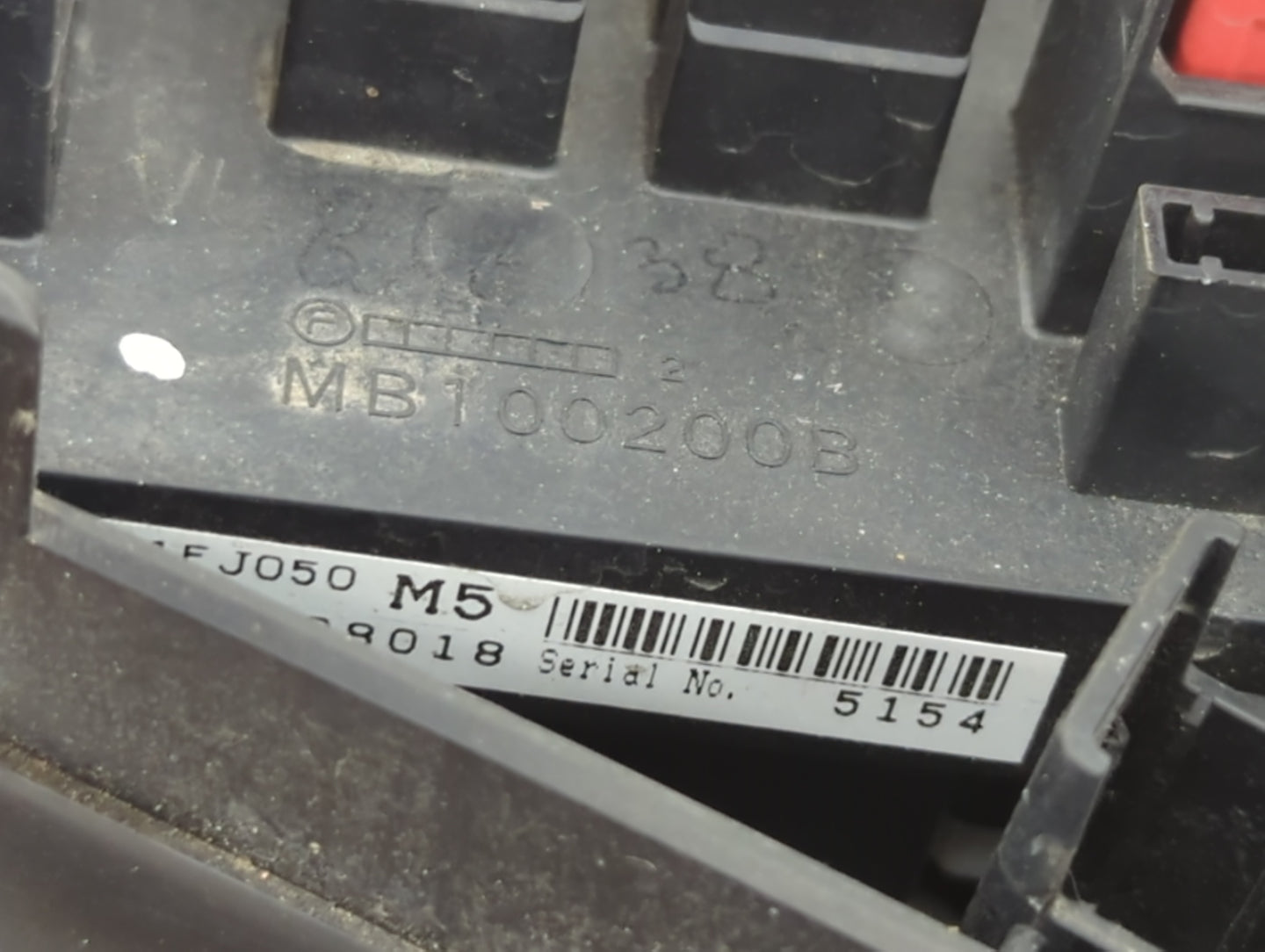 2015 Subaru Impreza Fusebox Fuse Box Panel Relay Module P/N:MB100200B Fits OEM Used Auto Parts - Oemusedautoparts1.com