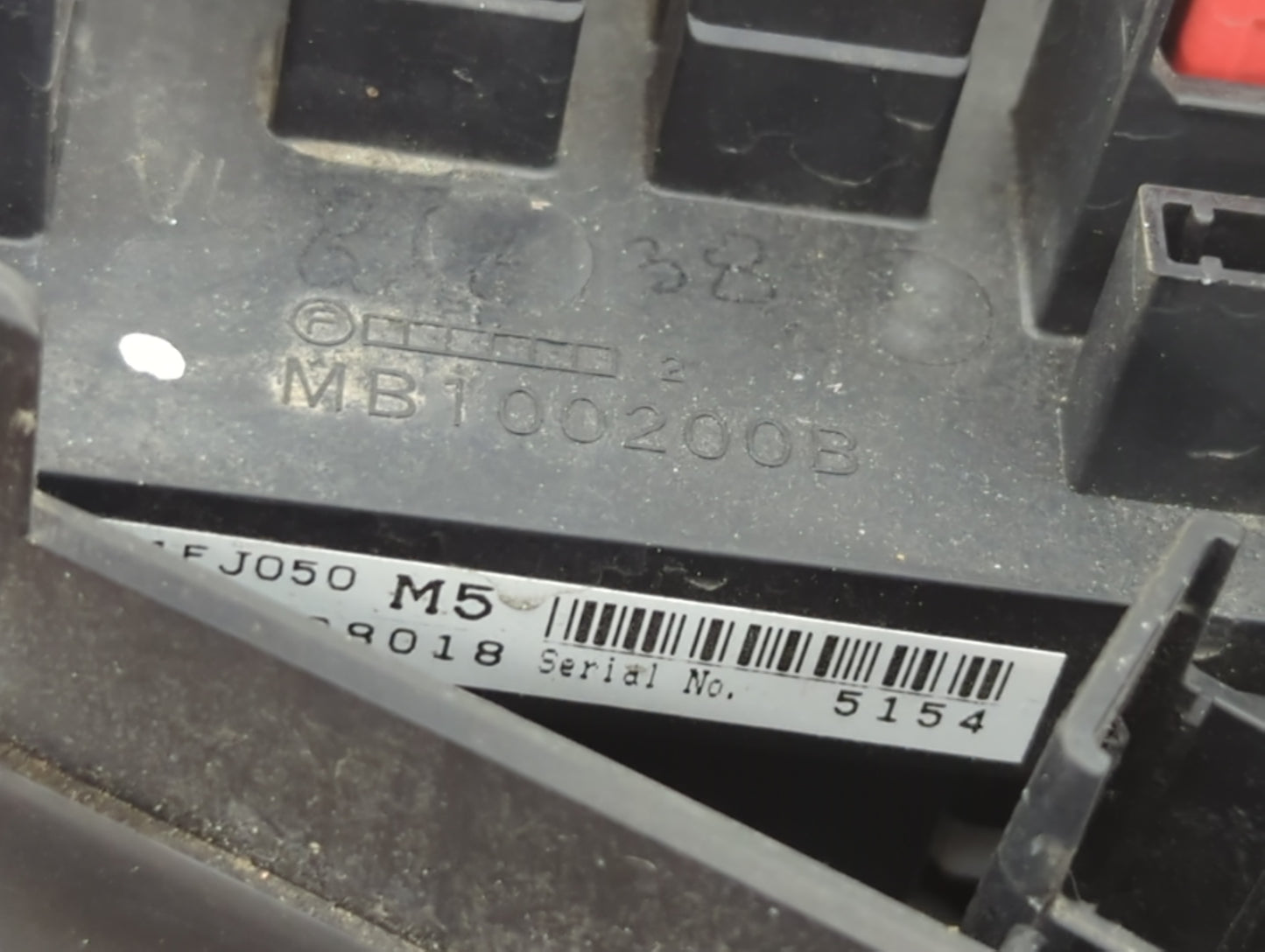 2015 Subaru Impreza Fusebox Fuse Box Panel Relay Module P/N:MB100200B Fits OEM Used Auto Parts - Oemusedautoparts1.com