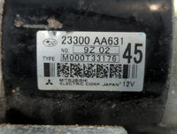 2012-2016 Subaru Impreza Car Starter Motor Solenoid OEM P/N:23300 AA631 Fits OEM Used Auto Parts - Oemusedautoparts1.com