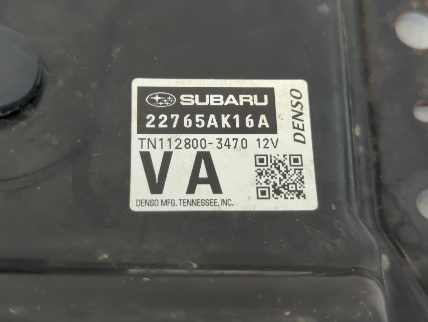 2015 Subaru Legacy PCM Engine Control Computer ECU ECM PCU OEM P/N:22765AK16A Fits OEM Used Auto Parts - Oemusedautoparts1.c