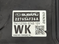 2015 Subaru Legacy PCM Engine Control Computer ECU ECM PCU OEM P/N:22765AK16A Fits OEM Used Auto Parts - Oemusedautoparts1.c