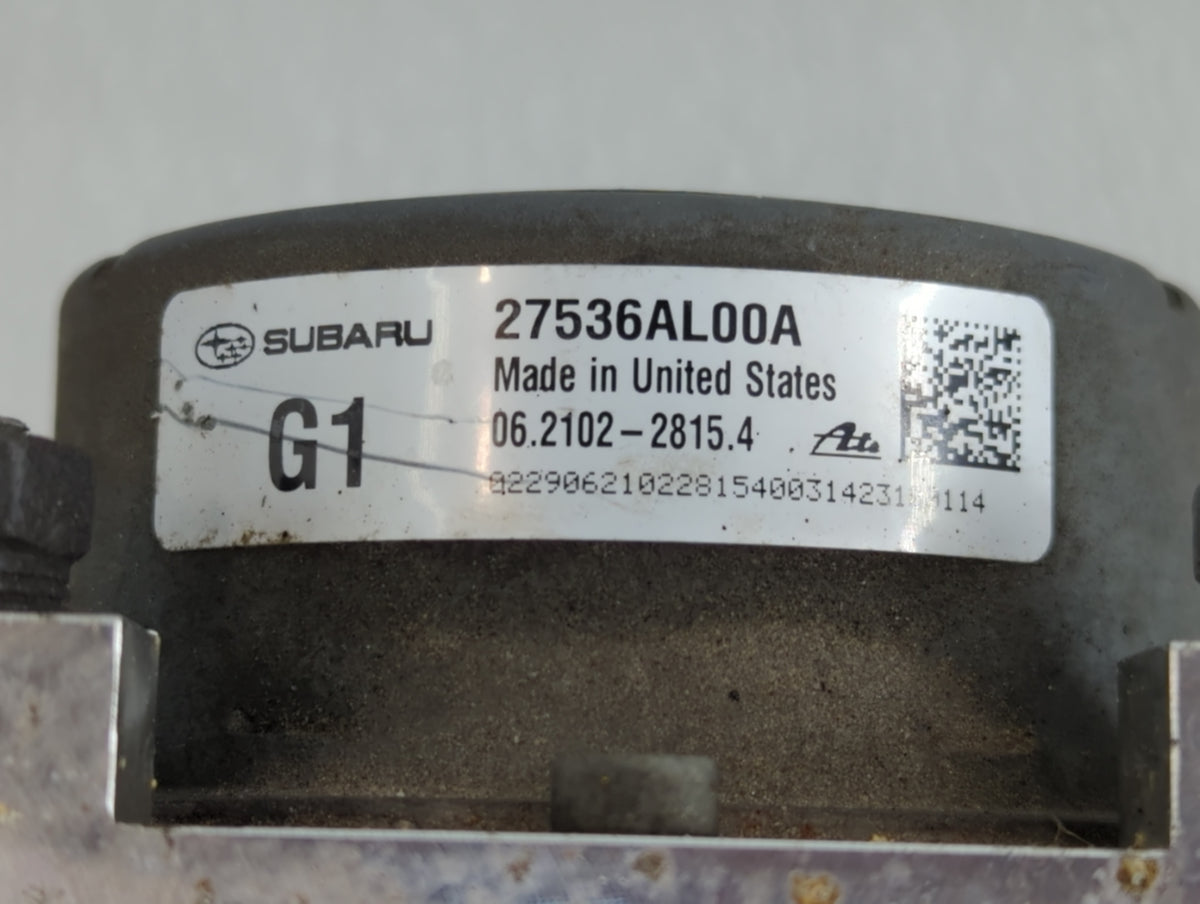 2015 Subaru Legacy Anti-Lock Brake ABS Pump Module Actuator OEM P/N:27536AL00A Fits OEM Used Auto Parts - Oemusedautoparts1.