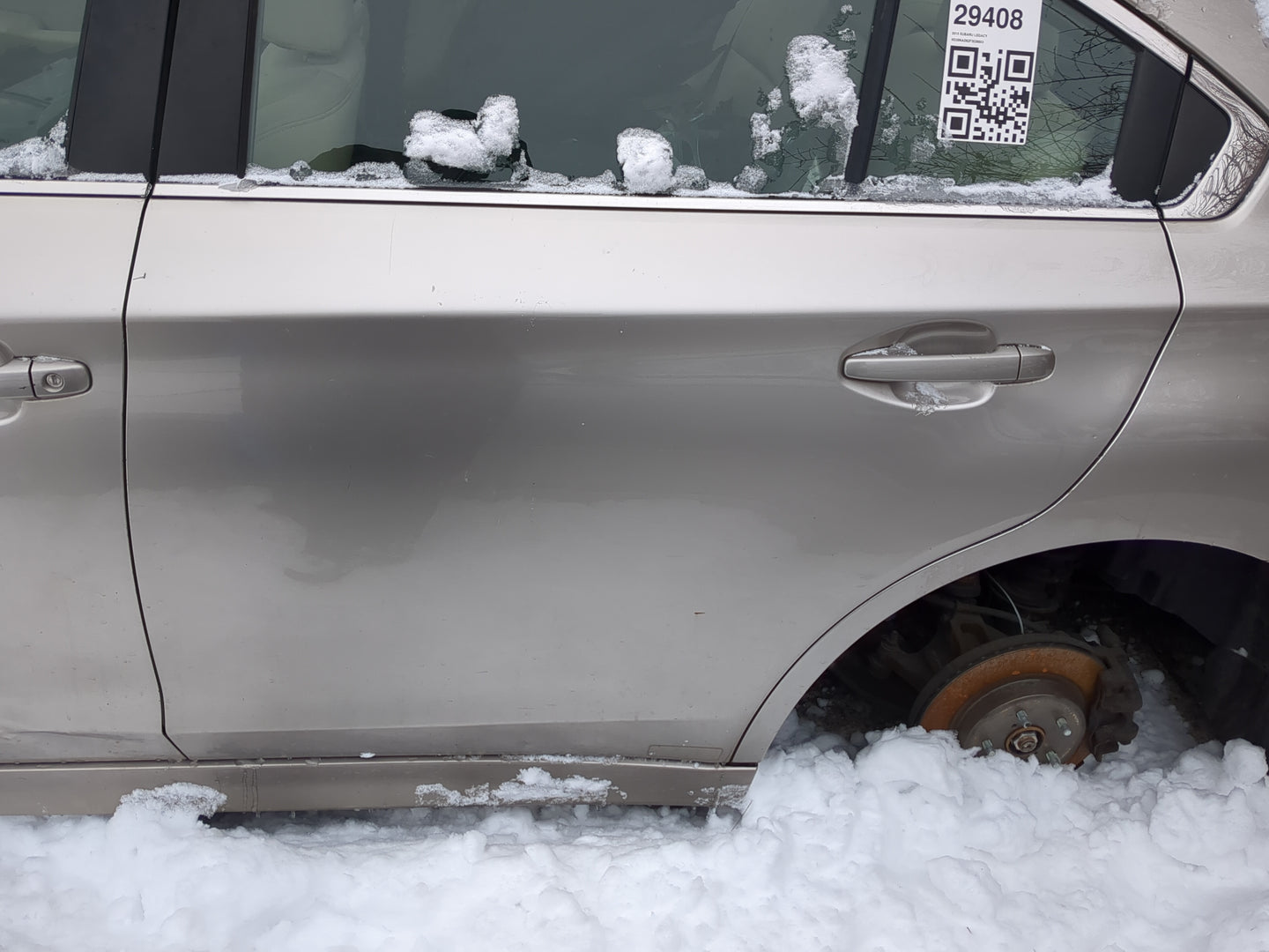 2015-2019 Subaru Legacy Driver Rear Door Oem - Oemusedautoparts1.com