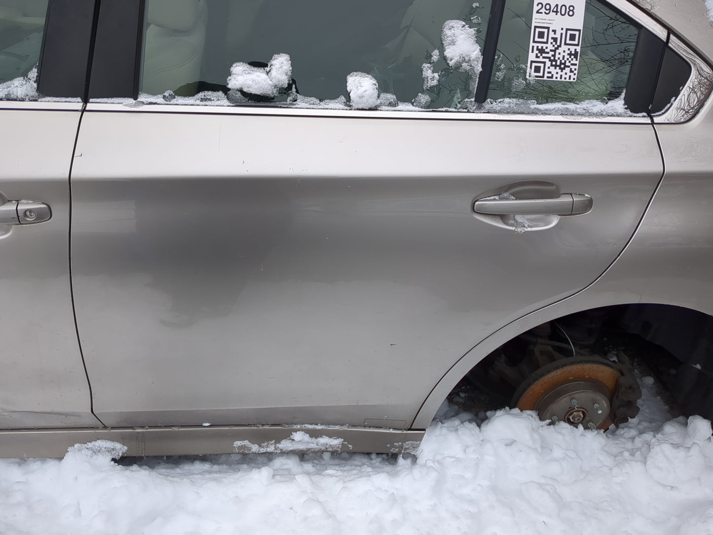 2015-2019 Subaru Legacy Driver Rear Door Oem - Oemusedautoparts1.com