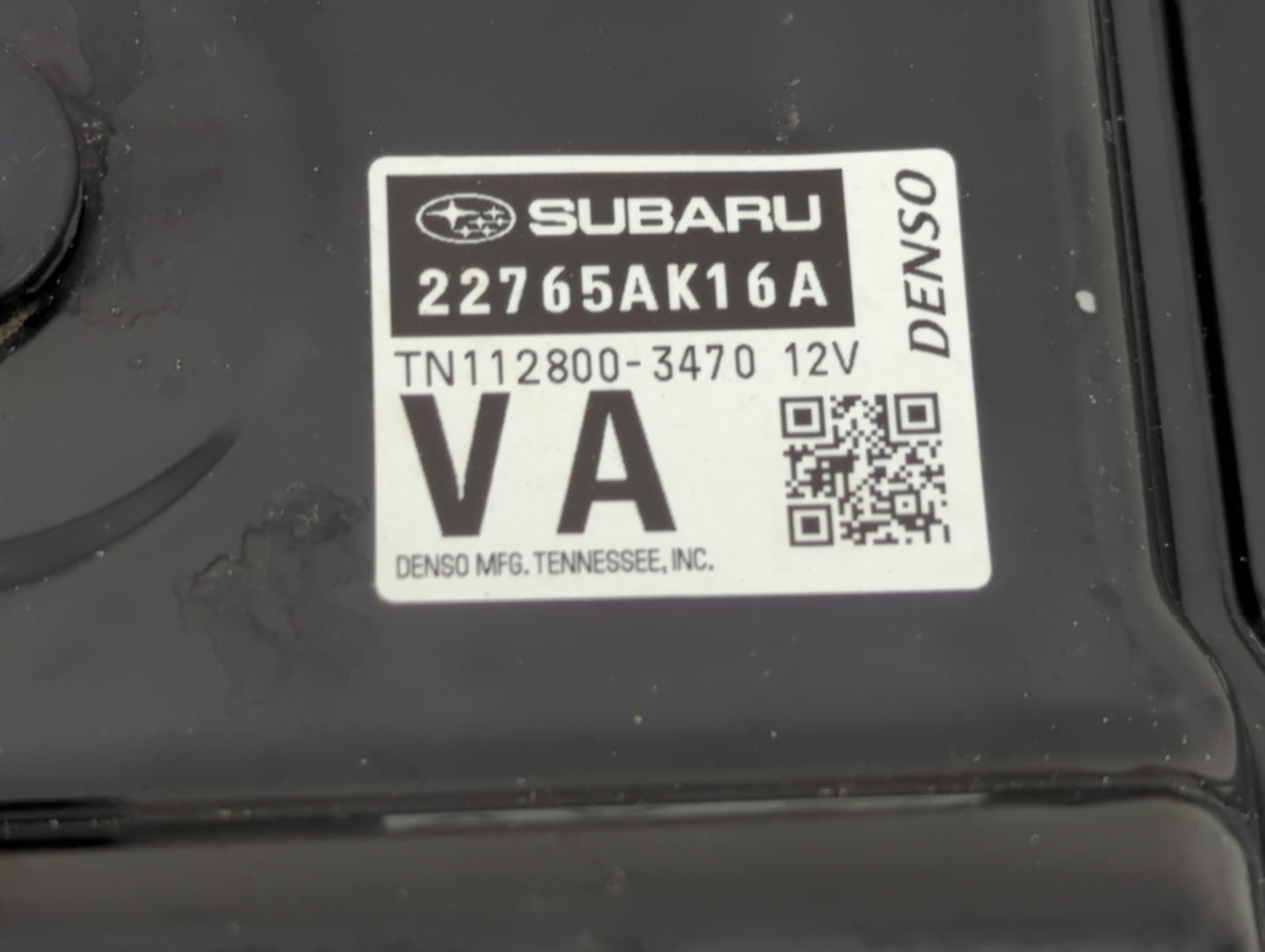 2015 Subaru Legacy PCM Engine Control Computer ECU ECM PCU OEM P/N:22765AK16A Fits OEM Used Auto Parts - Oemusedautoparts1.c