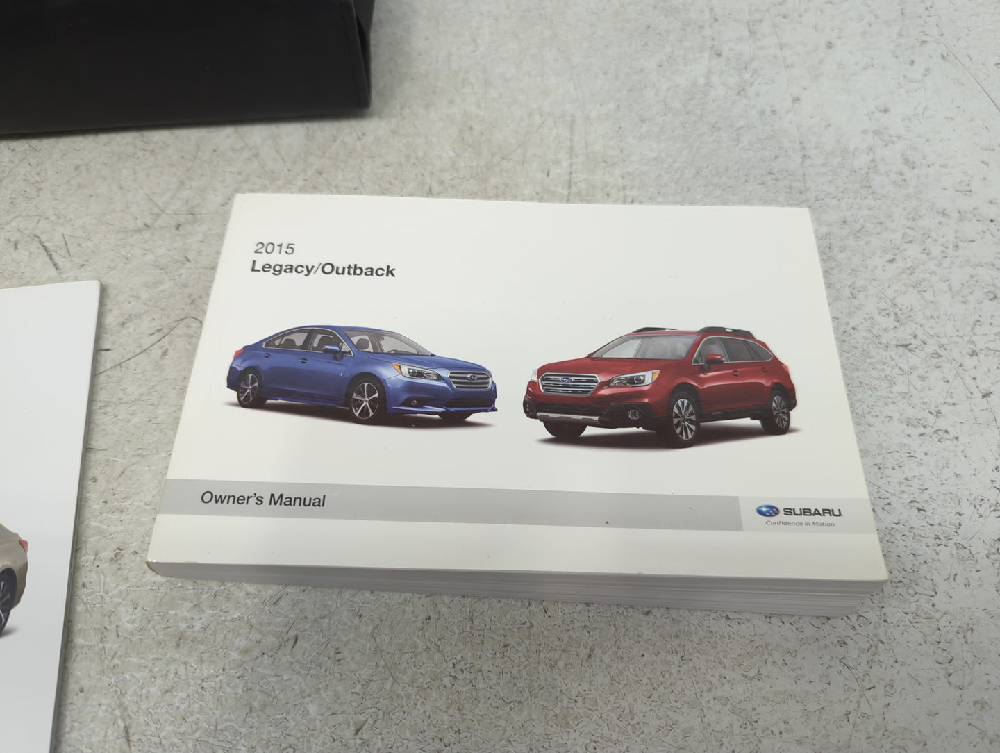 2015 Subaru Legacy Owners Manual Book Guide P/N:A2510BE-C OEM Used Auto Parts - Oemusedautoparts1.com