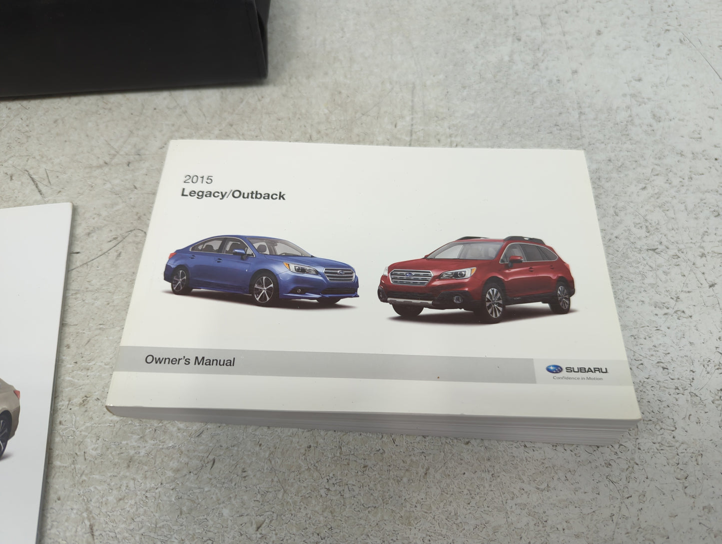 2015 Subaru Legacy Owners Manual Book Guide P/N:A2510BE-C OEM Used Auto Parts - Oemusedautoparts1.com