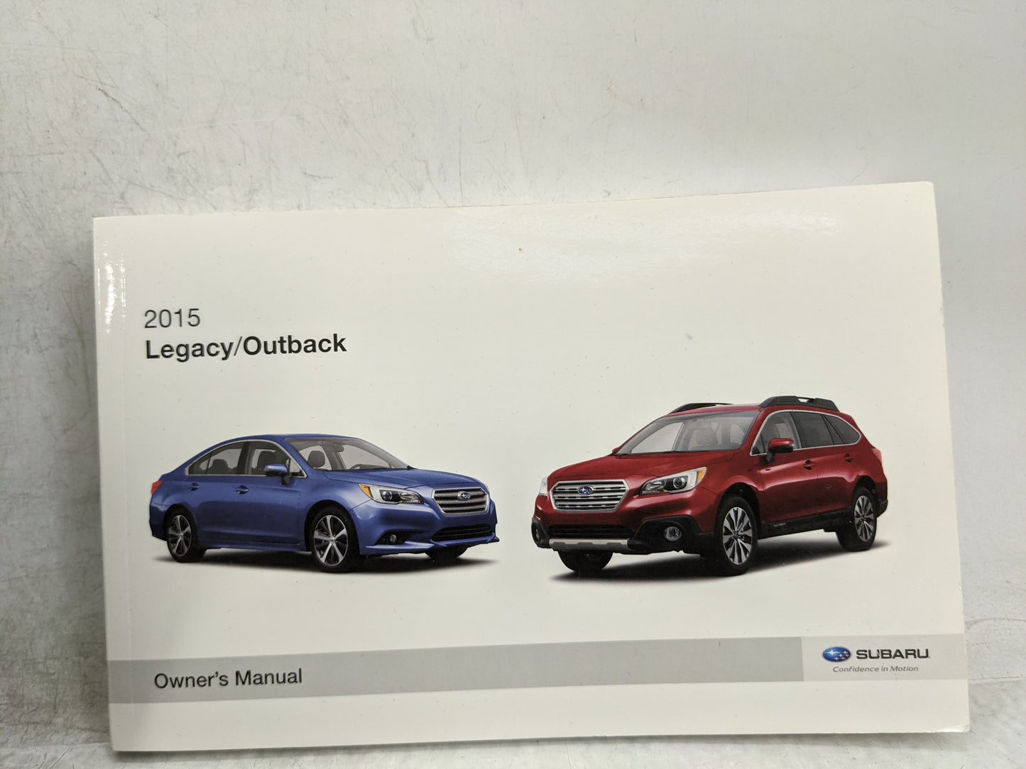 2015 Subaru Legacy Owners Manual Book Guide P/N:MSA5M1504A OEM Used Auto Parts - Oemusedautoparts1.com