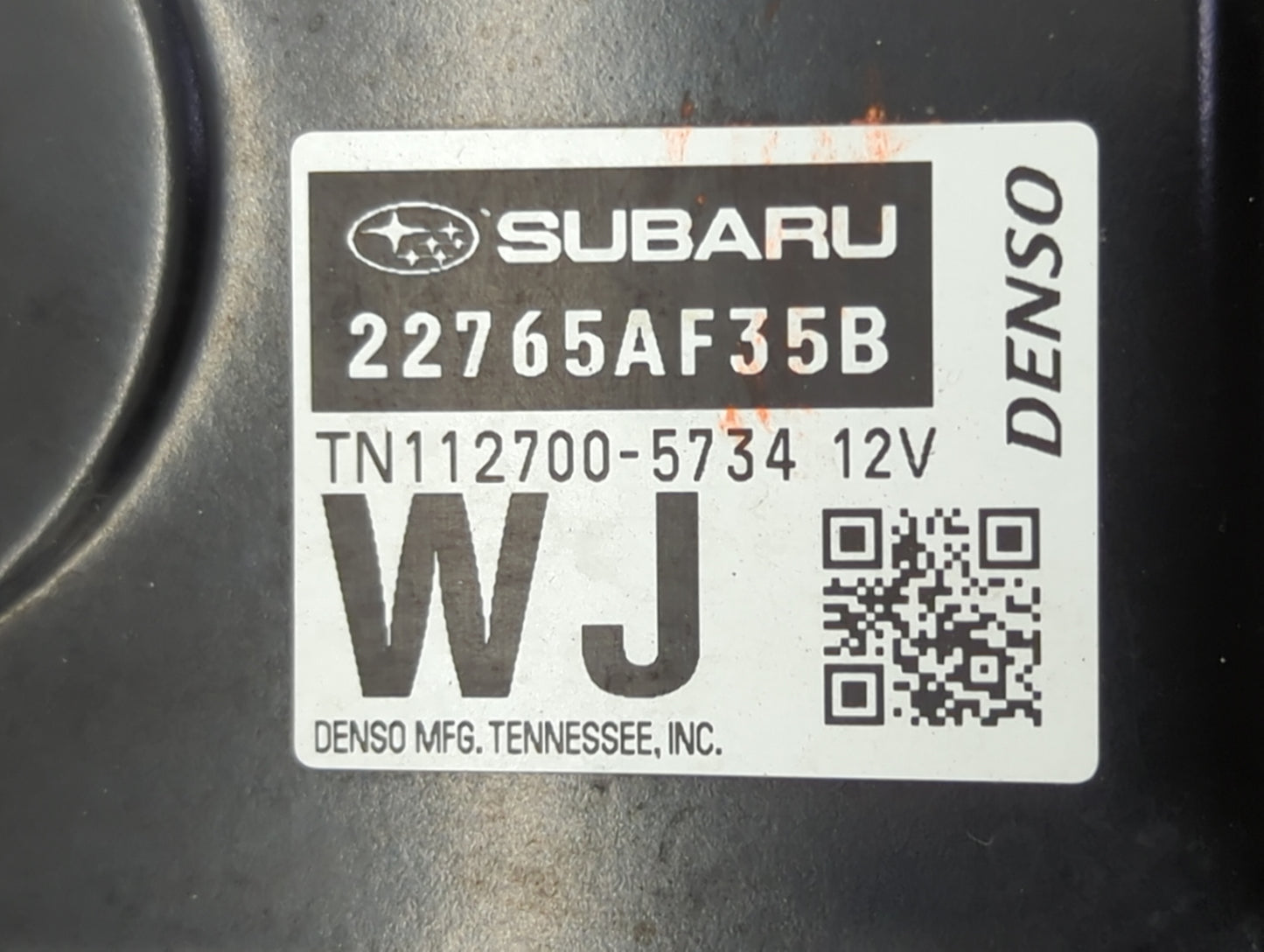 2015 Subaru Legacy PCM Engine Control Computer ECU ECM PCU OEM P/N:22765AF35B 22765AF35A Fits OEM Used Auto Parts - Oemuseda