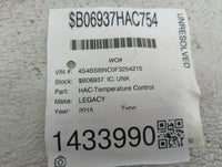 2010-2014 Subaru Legacy Climate Control Module Temperature AC/Heater Replacement P/N:72311AL11A Fits Fits 2010 2011 2012 201