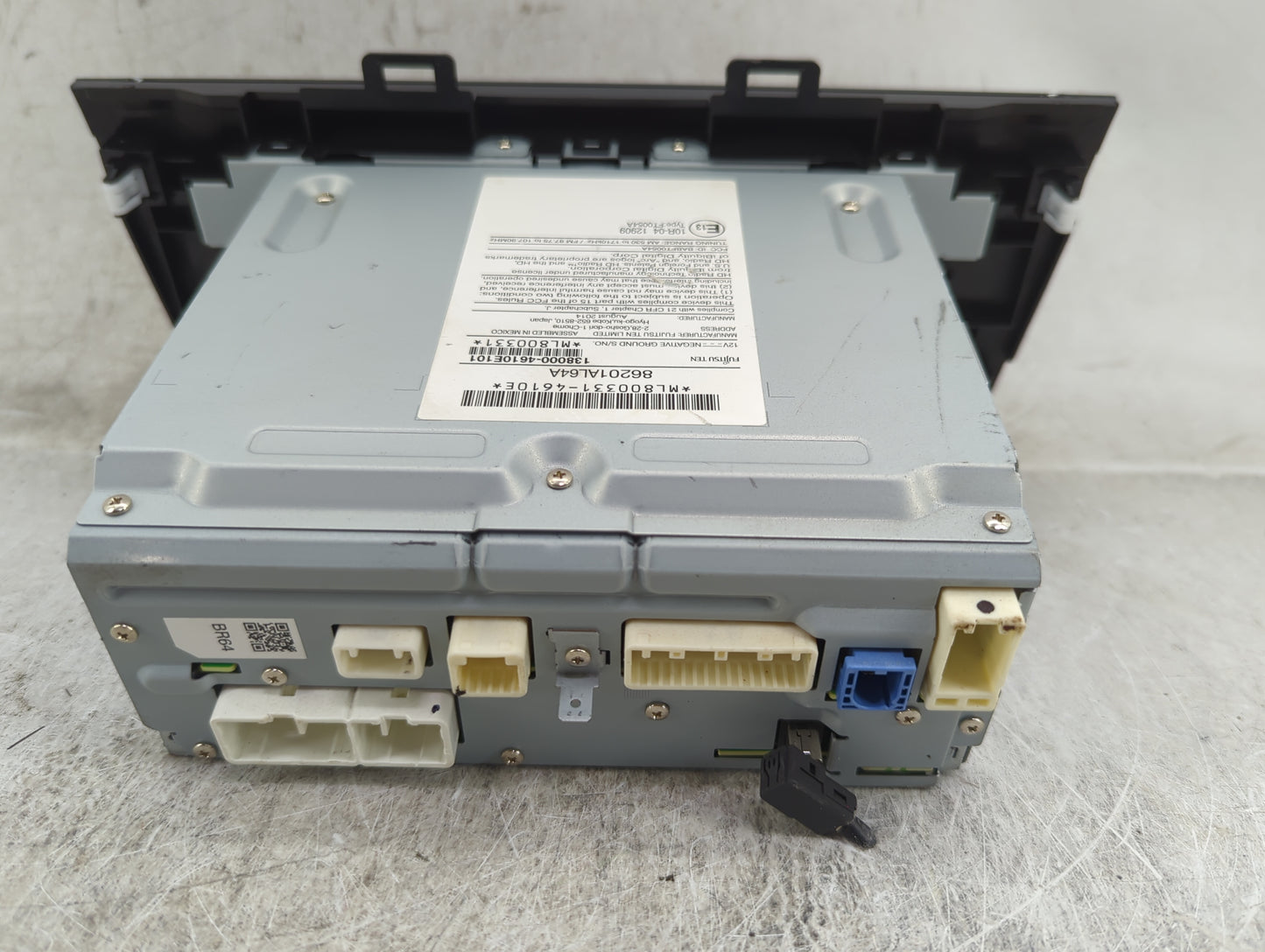 2015 Subaru Legacy Radio AM FM Cd Player Receiver Replacement P/N:86201AL64A 138000-4610E101, ML800331-4610E Fits OEM Used A