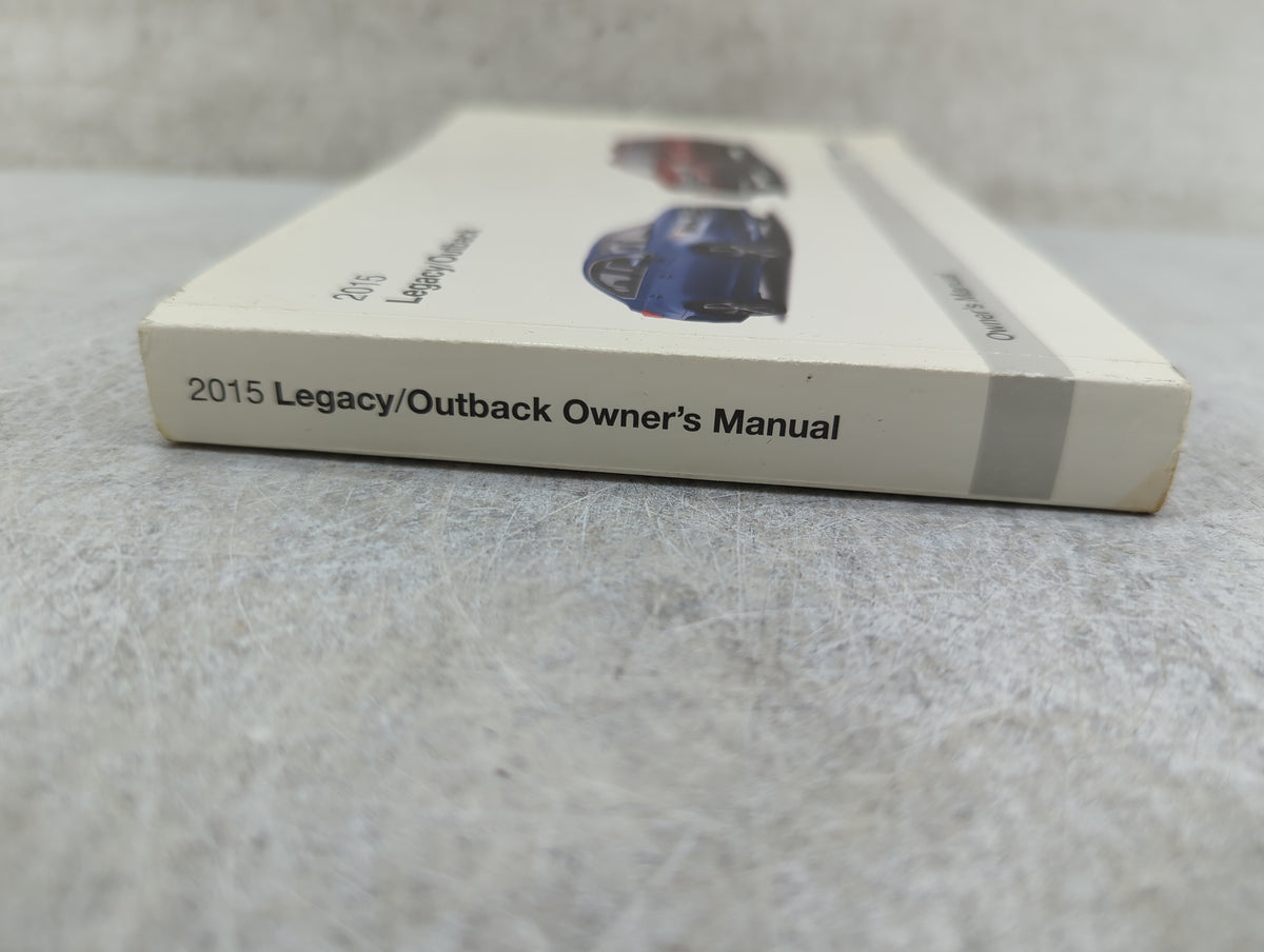 2015 Subaru Legacy Owners Manual Book Guide P/N:A2510BE-A MSA5M1504A OEM Used Auto Parts - Oemusedautoparts1.com