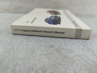 2015 Subaru Legacy Owners Manual Book Guide P/N:A2510BE-A MSA5M1504A OEM Used Auto Parts - Oemusedautoparts1.com