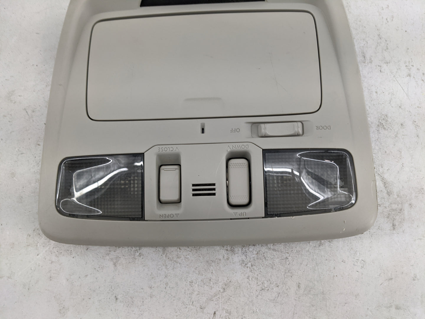 2015 Subaru Legacy Overhead Roof Console Tan - Oemusedautoparts1.com
