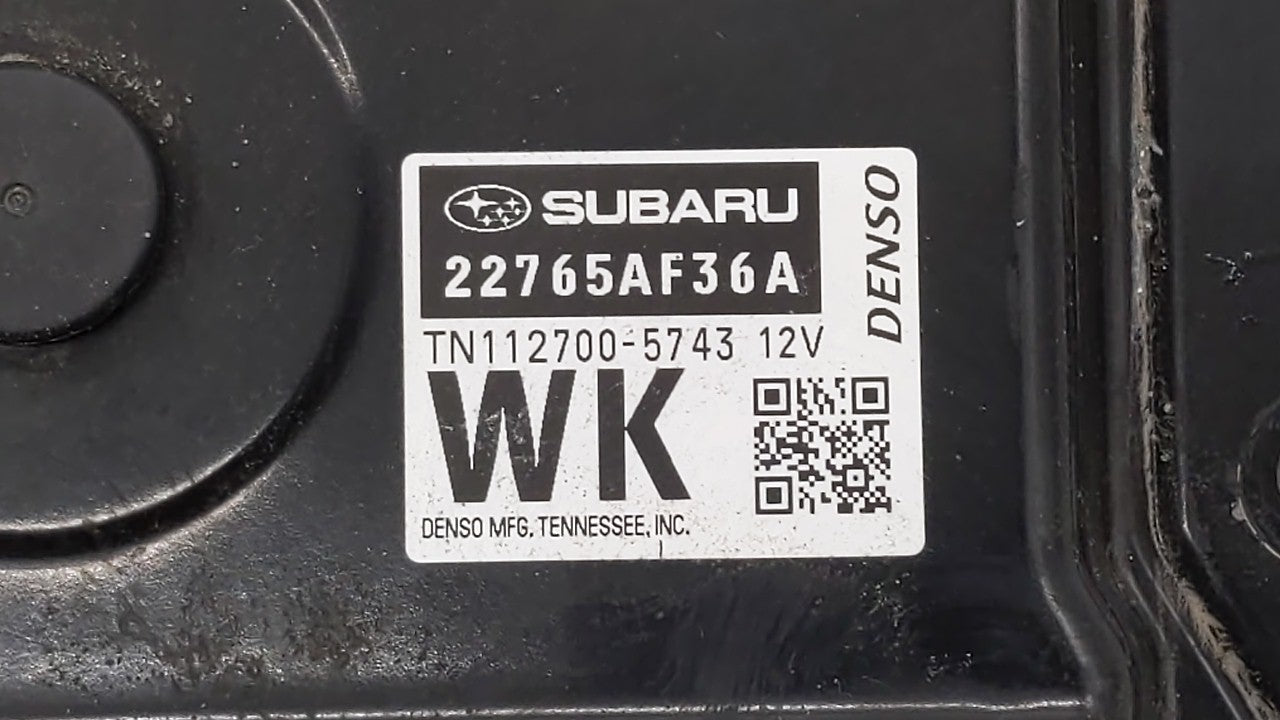2015 Subaru Legacy PCM Engine Control Computer ECU ECM PCU OEM P/N:22765AK16A 2765AF36C, 22765AF36A, 22765AF36B Fits OEM Use