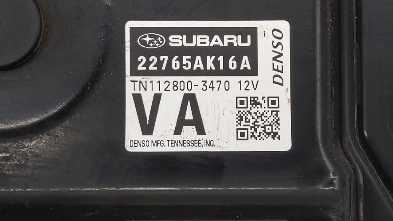 2015 Subaru Legacy PCM Engine Control Computer ECU ECM PCU OEM P/N:22765AK16A 2765AF36C, 22765AF36A, 22765AF36B Fits OEM Use