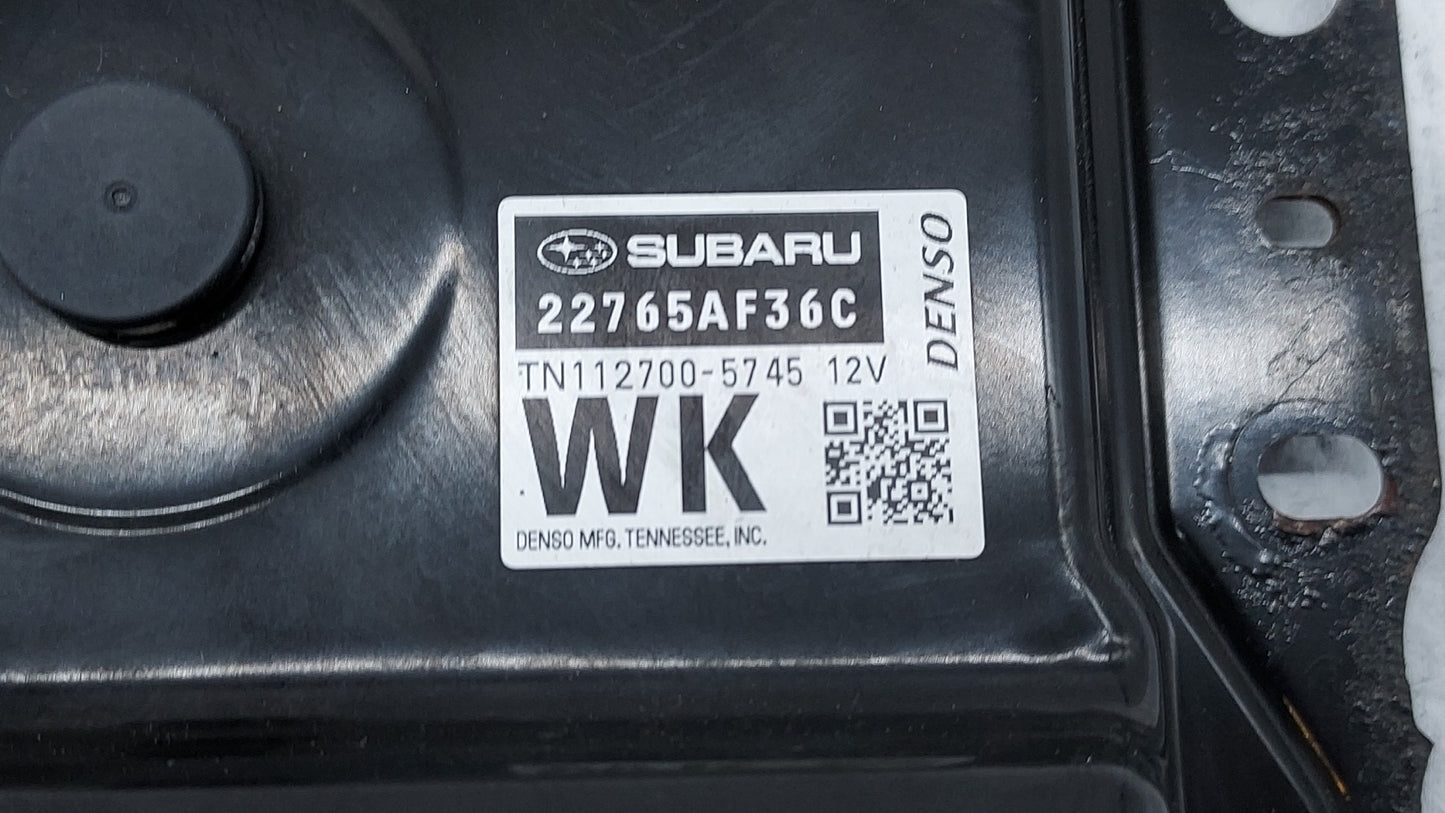 2015 Subaru Legacy PCM Engine Control Computer ECU ECM PCU OEM P/N:22765AK16A 2765AF36C, 22765AF36A, 22765AF36B Fits OEM Use