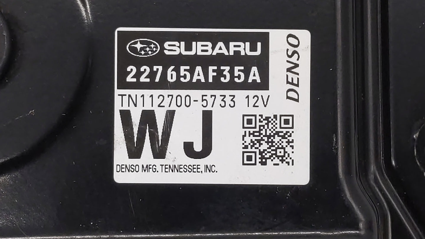 2015 Subaru Legacy PCM Engine Control Computer ECU ECM PCU OEM P/N:22765AF35B 22765AF36B, 22765AF35A, 22765AF35C Fits OEM Us