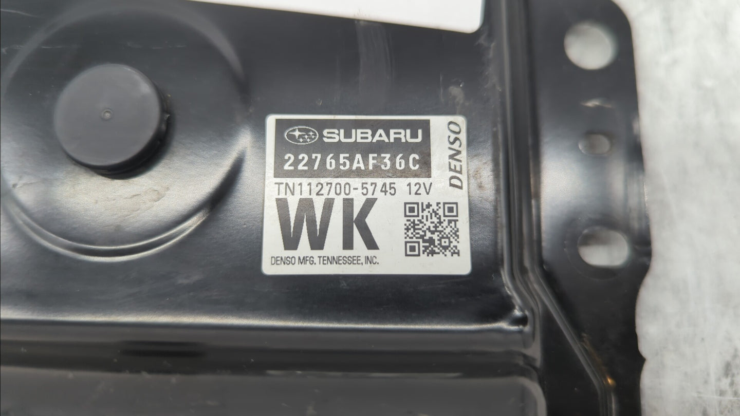 2015 Subaru Legacy PCM Engine Control Computer ECU ECM PCU OEM P/N:22765AF36C 22765AF35B, 22765AF36B, 22765AF35A, 22765AF35C