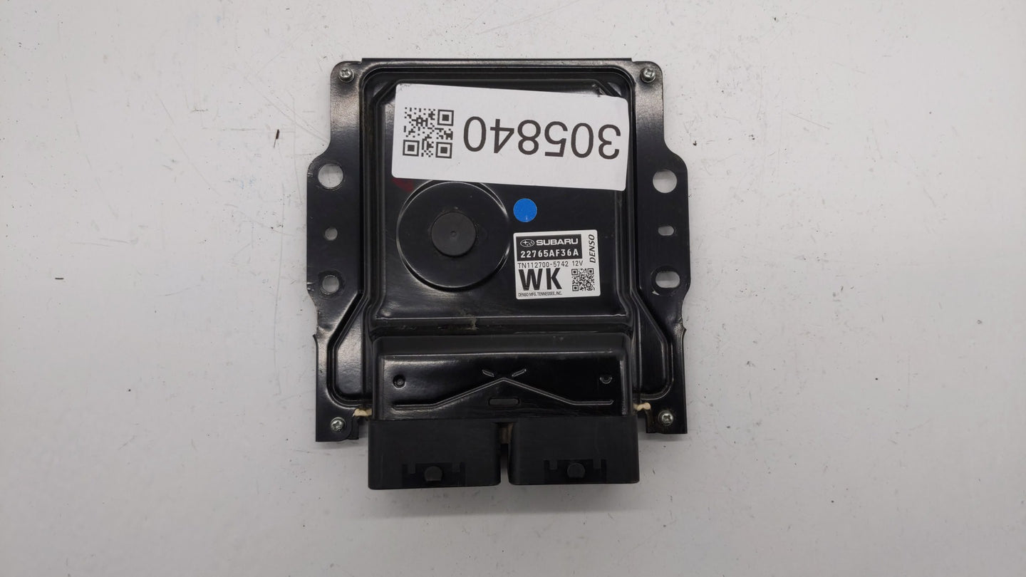 2015 Subaru Legacy PCM Engine Control Computer ECU ECM PCU OEM P/N:22765AK16A 2765AF36C, 22765AF36A, 22765AF36B Fits OEM Use