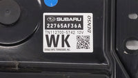 2015 Subaru Legacy PCM Engine Control Computer ECU ECM PCU OEM P/N:22765AK16A 2765AF36C, 22765AF36A, 22765AF36B Fits OEM Use