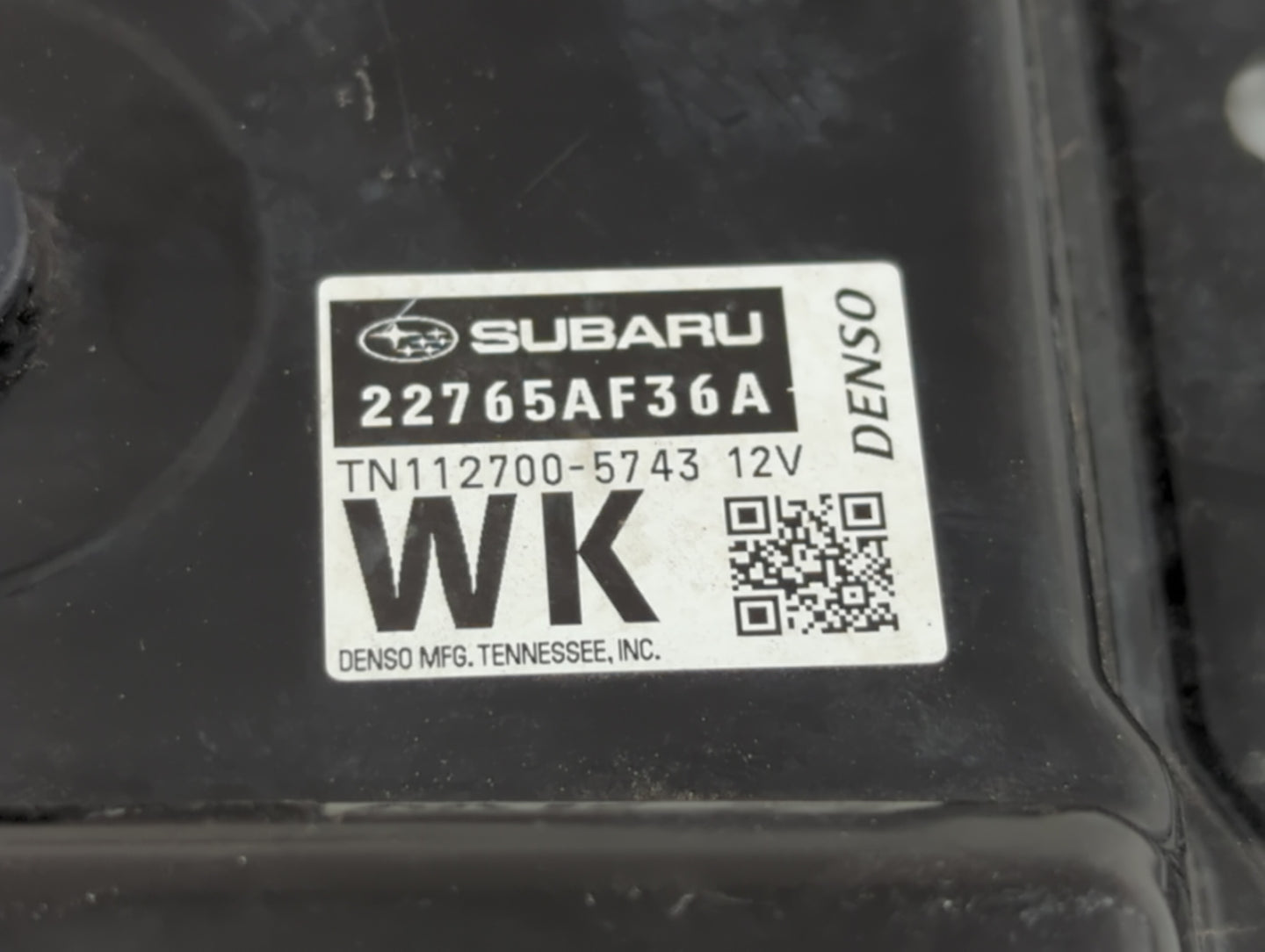 2015 Subaru Legacy PCM Engine Control Computer ECU ECM PCU OEM P/N:22765AK16A 2765AF36C, 22765AF36A, 22765AF36B Fits OEM Use