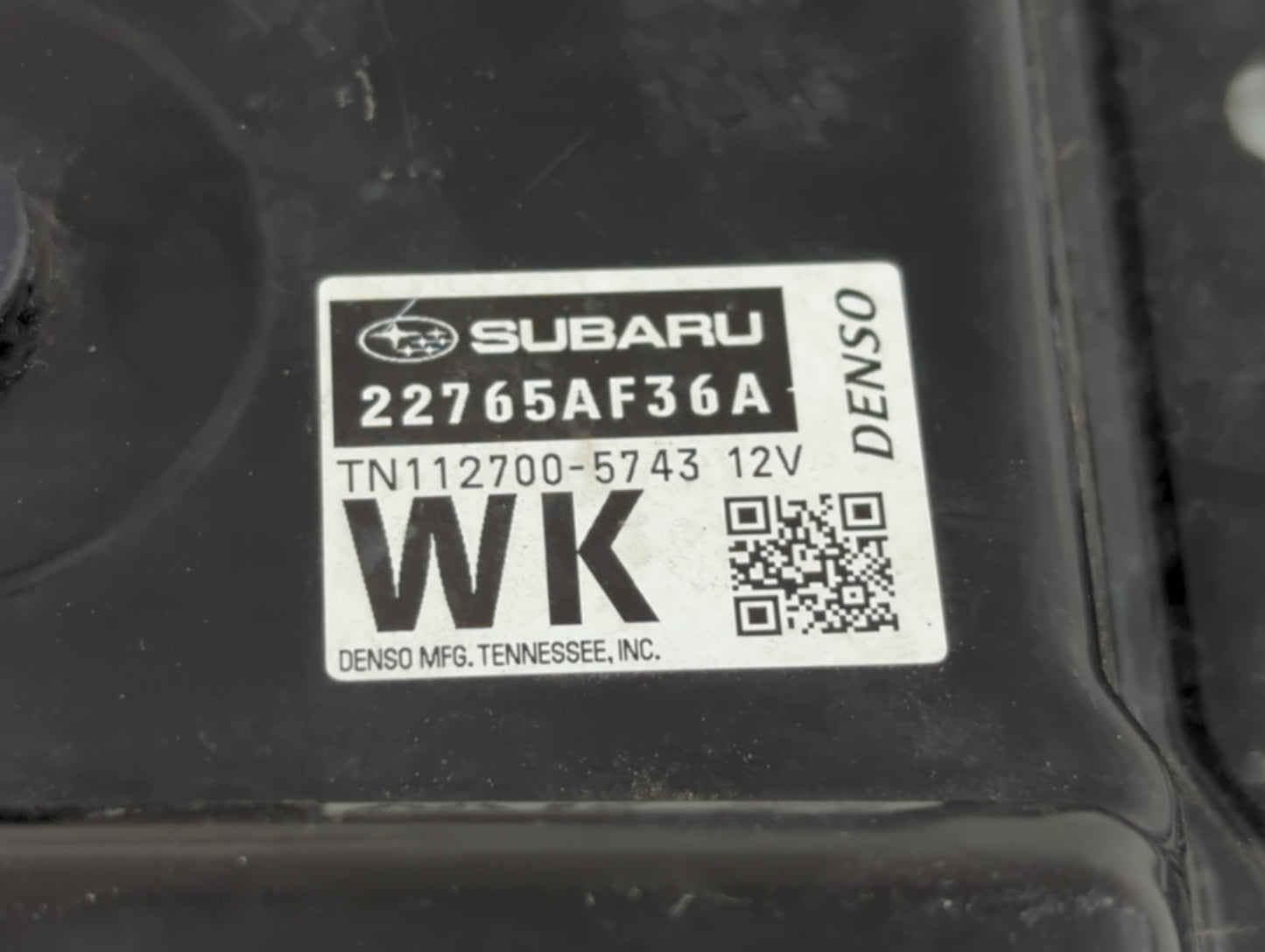 2015 Subaru Legacy PCM Engine Control Computer ECU ECM PCU OEM P/N:22765AK16A 2765AF36C, 22765AF36A, 22765AF36B Fits OEM Use