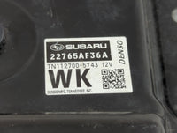 2015 Subaru Legacy PCM Engine Control Computer ECU ECM PCU OEM P/N:22765AK16A 2765AF36C, 22765AF36A, 22765AF36B Fits OEM Use