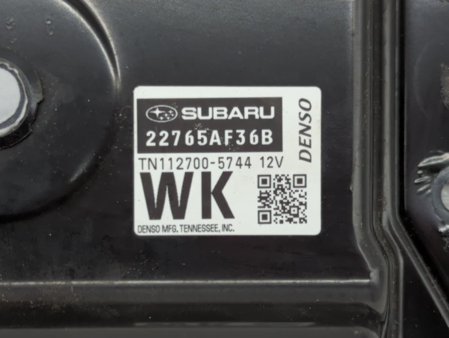 2015 Subaru Legacy PCM Engine Control Computer ECU ECM PCU OEM P/N:22765AF36B 22765AK16A, 2765AF36C, 22765AF36A Fits OEM Use