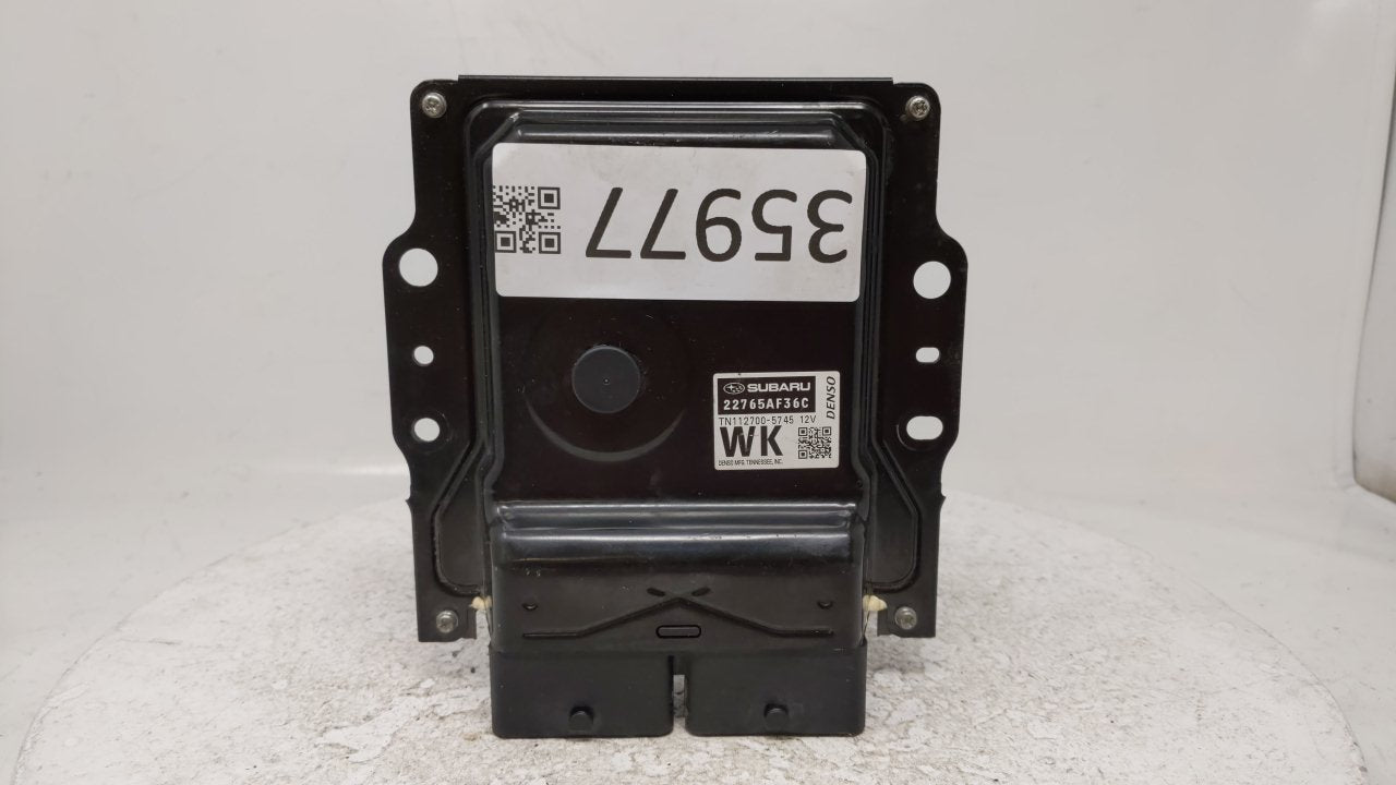 2015 Subaru Legacy PCM Engine Control Computer ECU ECM PCU OEM P/N:2765AF36C Fits OEM Used Auto Parts - Oemusedautoparts1.co