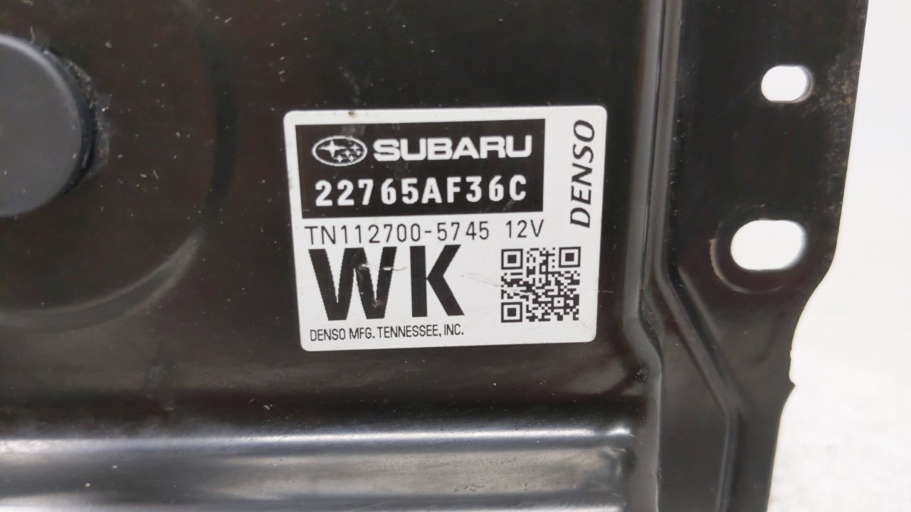 2015 Subaru Legacy PCM Engine Control Computer ECU ECM PCU OEM P/N:2765AF36C Fits OEM Used Auto Parts - Oemusedautoparts1.co