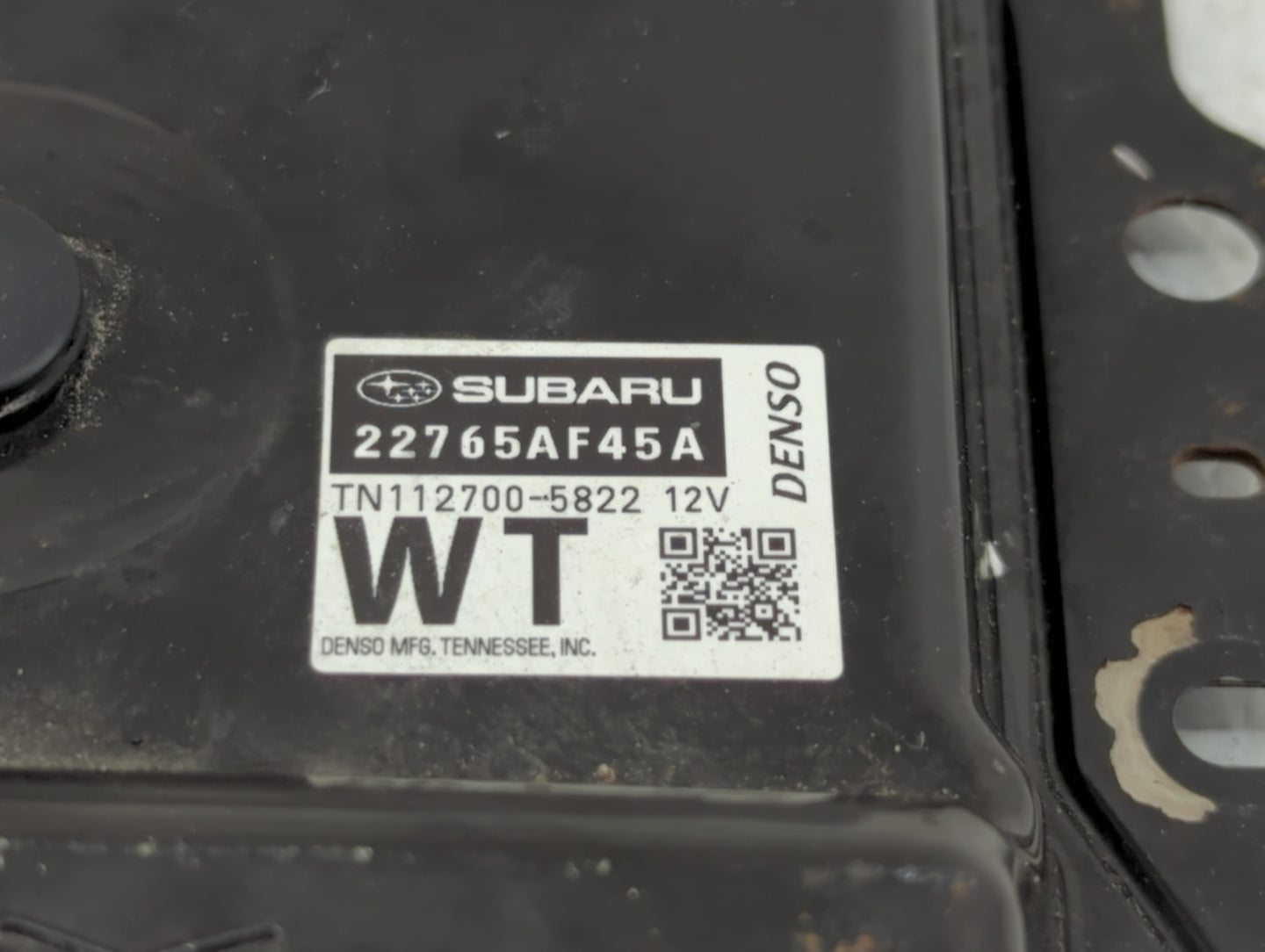 2015 Subaru Legacy PCM Engine Control Computer ECU ECM PCU OEM P/N:22765AF45A 22765AF45B, 22965AF45A Fits OEM Used Auto Part