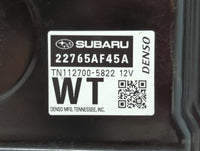 2015 Subaru Legacy PCM Engine Control Computer ECU ECM PCU OEM P/N:22765AF45A 22765AF45B, 22965AF45A Fits OEM Used Auto Part