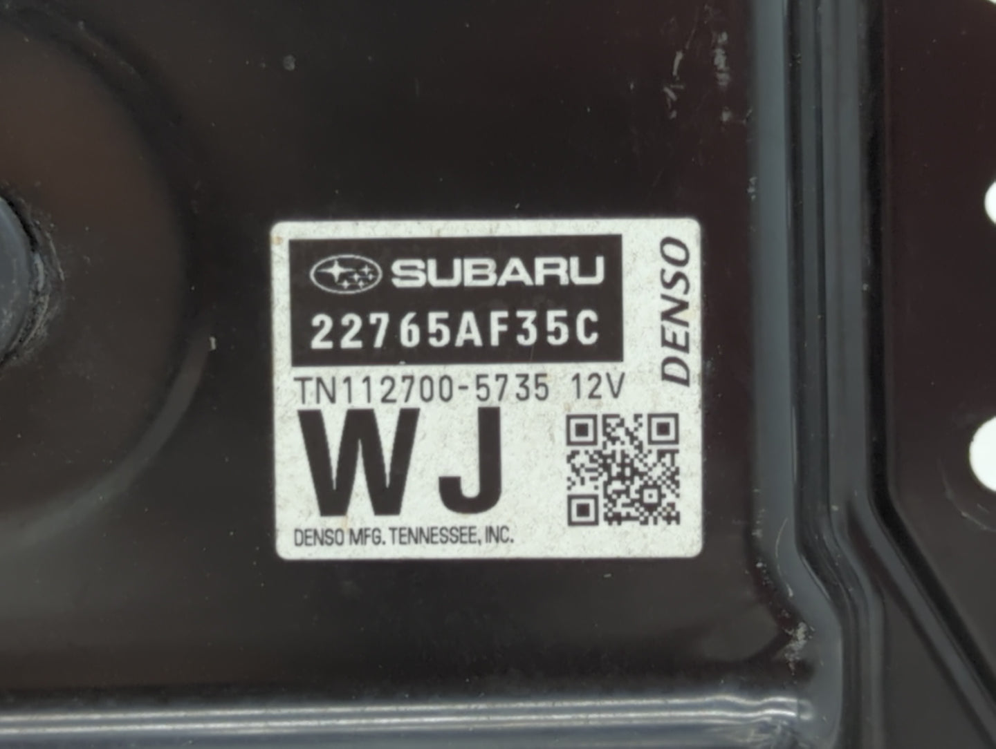 2015 Subaru Legacy PCM Engine Control Computer ECU ECM PCU OEM P/N:22765AF36A 22765AF36C, 22765AF35B, 22765AF36B, 22765AF35A