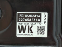 2015 Subaru Legacy PCM Engine Control Computer ECU ECM PCU OEM P/N:22765AF36B 22765AK16A, 2765AF36C, 22765AF36A Fits OEM Use