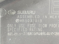 2015 Subaru Legacy Fusebox Fuse Box Panel Relay Module P/N:MB503701B PR103830B, MB901300B Fits OEM Used Auto Parts - Oemused