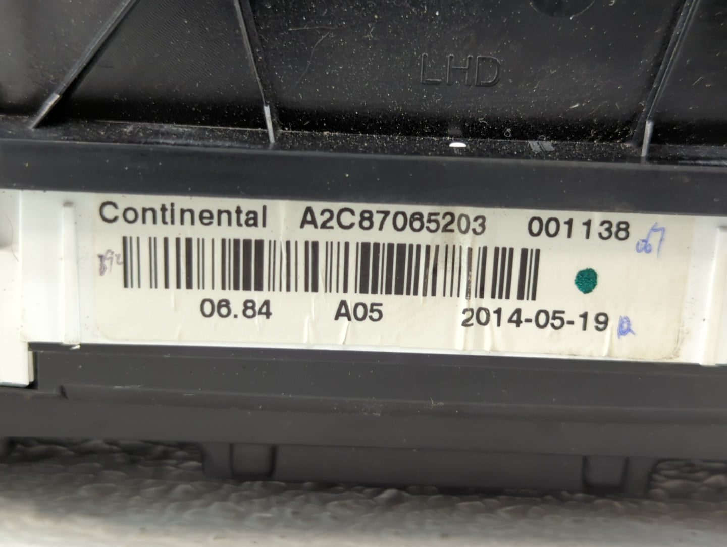 2015 Subaru Legacy Instrument Cluster Speedometer Gauges P/N:A2C87065203 Fits OEM Used Auto Parts - Oemusedautoparts1.com