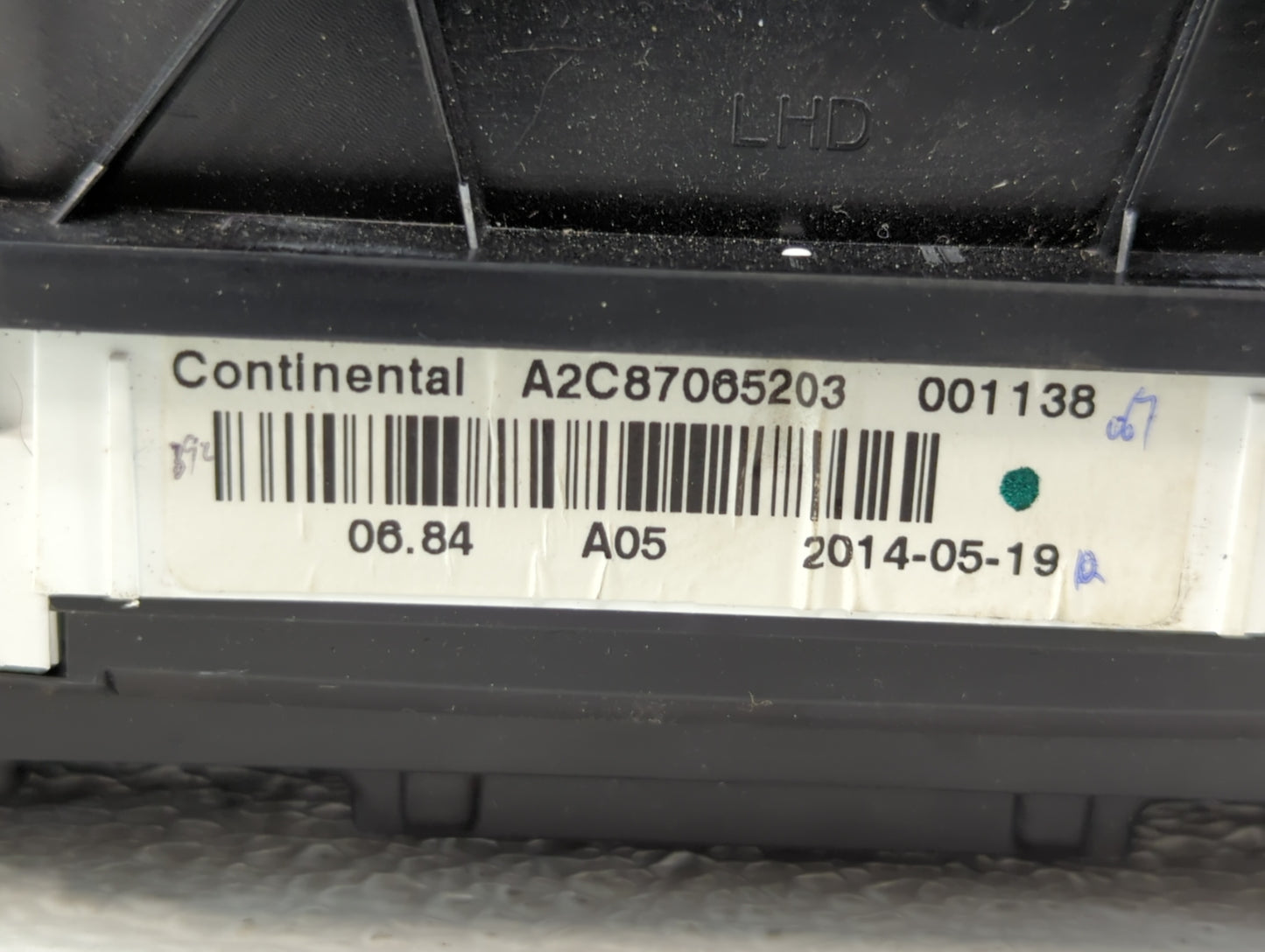 2015 Subaru Legacy Instrument Cluster Speedometer Gauges P/N:A2C87065203 Fits OEM Used Auto Parts - Oemusedautoparts1.com