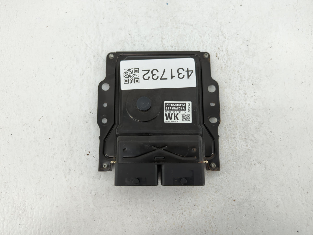2015 Subaru Legacy PCM Engine Control Computer ECU ECM PCU OEM P/N:22765AF36B 22765AK16A, 2765AF36C, 22765AF36A OEM Used Aut