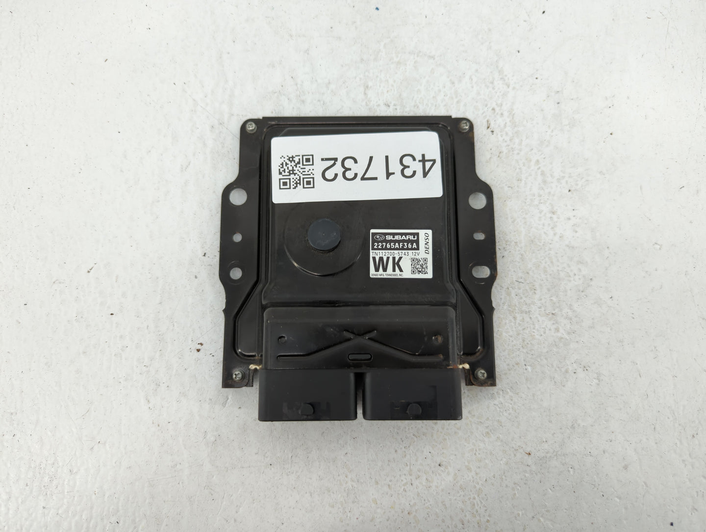 2015 Subaru Legacy PCM Engine Control Computer ECU ECM PCU OEM P/N:22765AF36B 22765AK16A, 2765AF36C, 22765AF36A Fits OEM Use