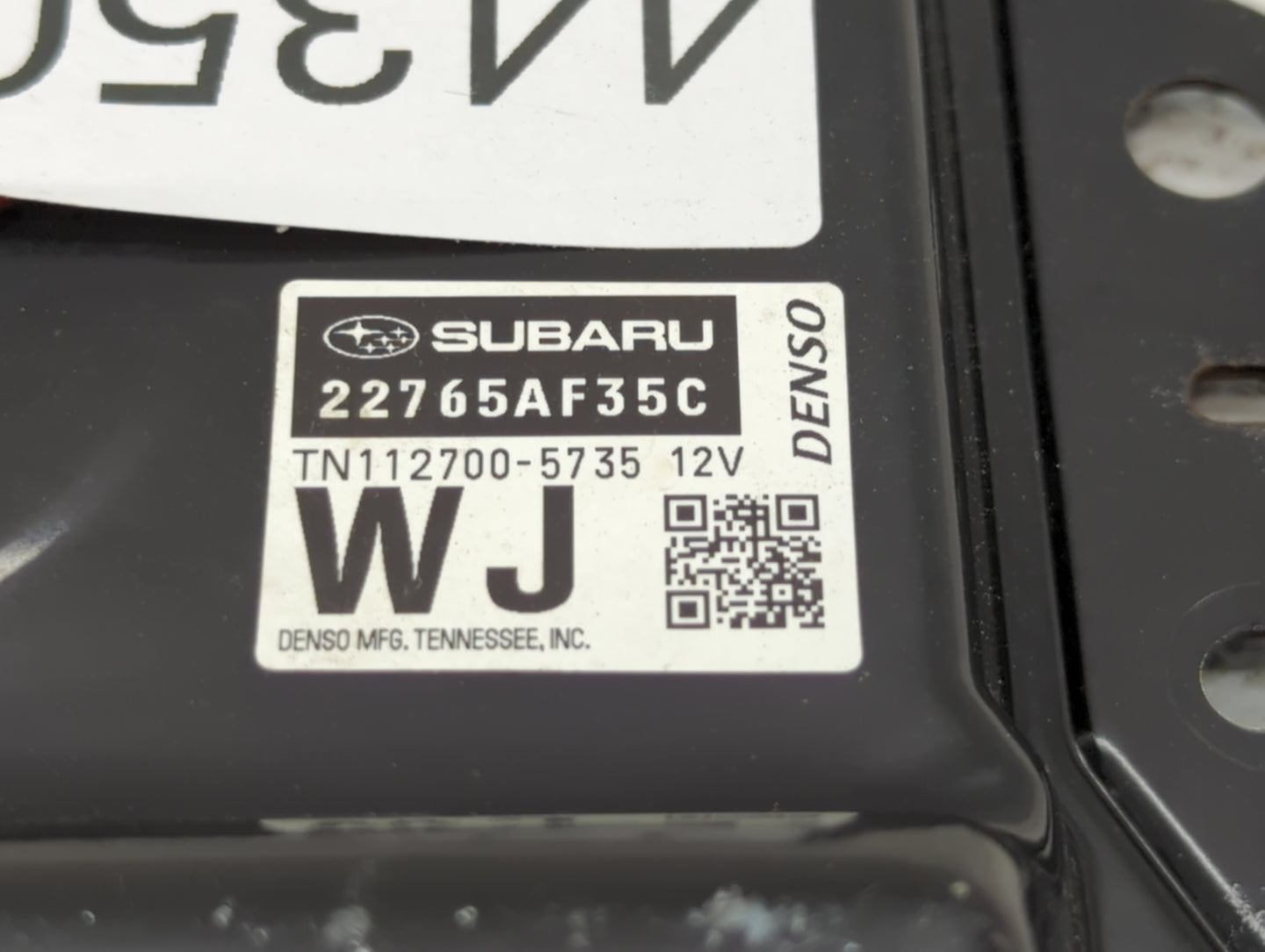 2015 Subaru Legacy PCM Engine Control Computer ECU ECM PCU OEM P/N:22765AF35C Fits OEM Used Auto Parts - Oemusedautoparts1.c